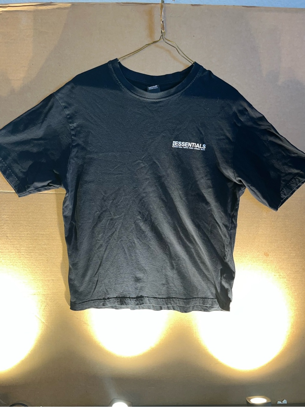 Men’s DR Essentials T-shirt size Large black